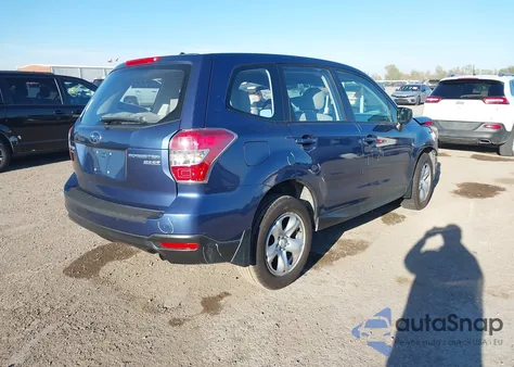 2014 Subaru Forester 2.5I z USA, uszkodzony, nr VIN JF2SJAAC6EH538376